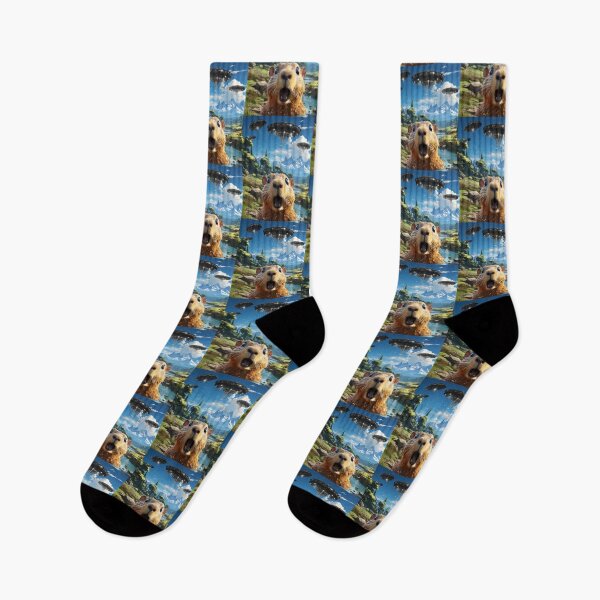 Item preview, Capybara Selfie with UFOs designed and sold by Master-Print.