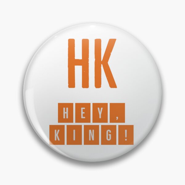 Item preview, Hey, King! block logo orange designed and sold by seeyouspacec.