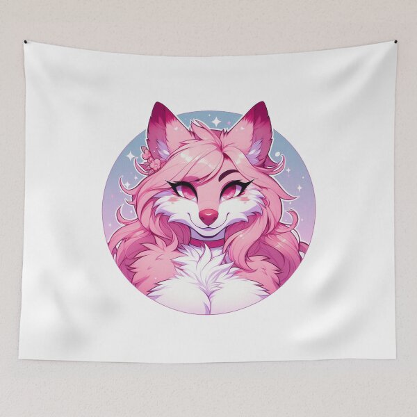 Item preview, Gorgeous Pink Furry Flowers designed and sold by Evelyns-Furries.