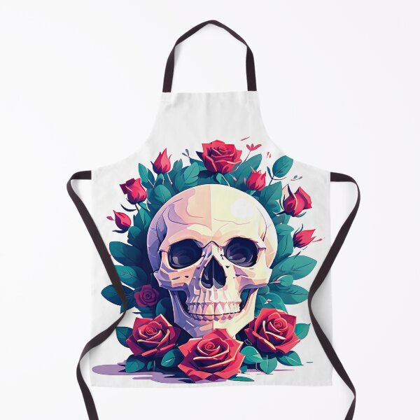Item preview, Skull with roses. gothic dark art designed and sold by Harmonysens.