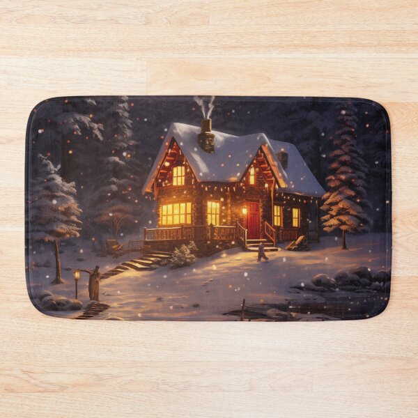 Item preview, chill, warmth, fireplace, winter wonderland, peaceful, comfort, holiday, frost, twilight, homely designed and sold by FireScreen.