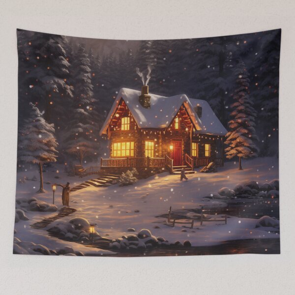 Item preview, chill, warmth, fireplace, winter wonderland, peaceful, comfort, holiday, frost, twilight, homely designed and sold by FireScreen.