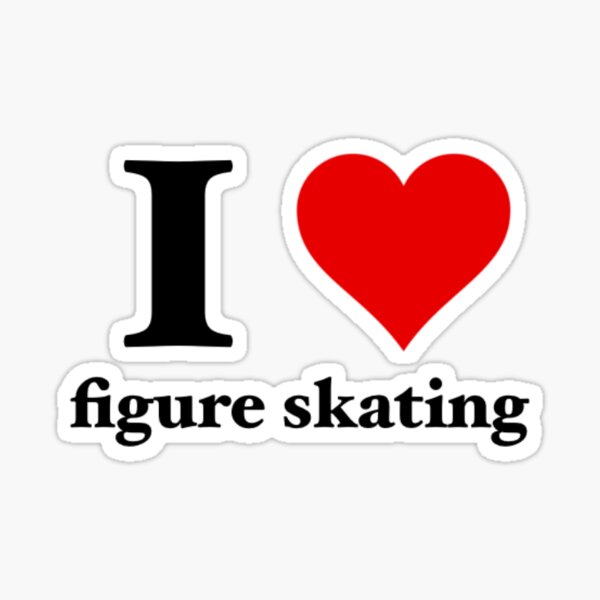 I Love Figure Skating Merch & Gifts for Sale