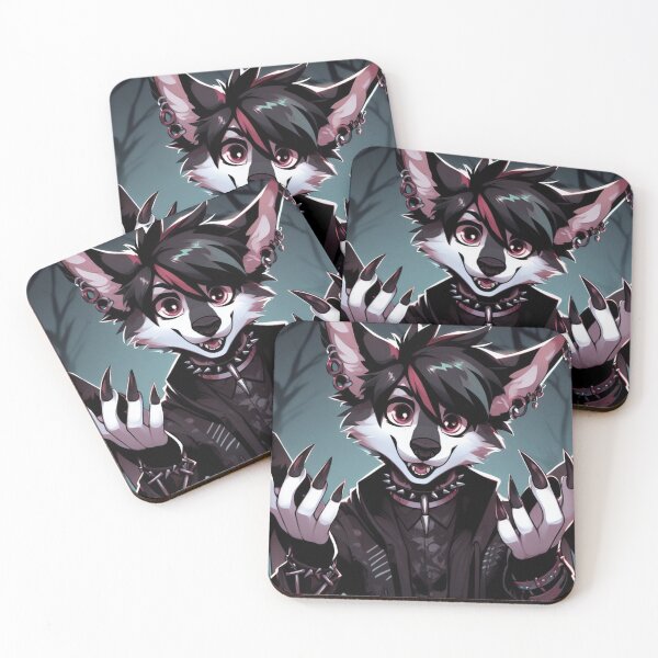 Item preview, Goth Halloween Furry Piercings Scary designed and sold by Evelyns-Furries.