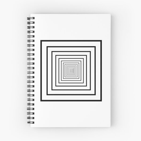 Artikelvorschau, W.THI Minimal Great Waves of an Abstract Tree 1 - Schwarz-weißes Illusionsmuster aus Geometrien (Linien und Formen) wie Labyrinth, Labyrinth, Pyramide oder Loch im quadratischen Rahmen entworfen und verkauft von Warit THI.
