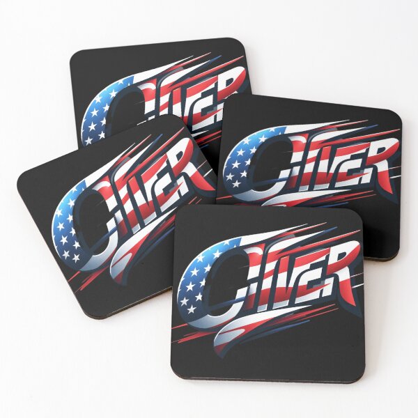 Item preview, Personalized Triathlete Name Oliver & American Flag Bike Decal designed and sold by Triathlongram.