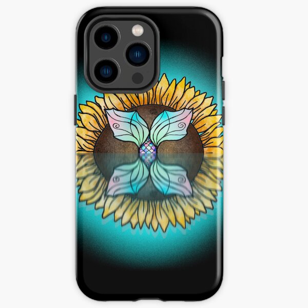 Stained Glass Sunflower iPhone Tough Case
