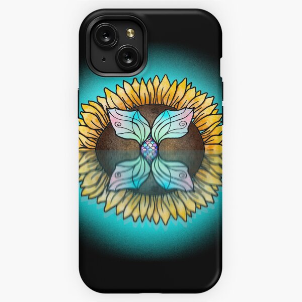 Stained Glass Sunflower iPhone Tough Case