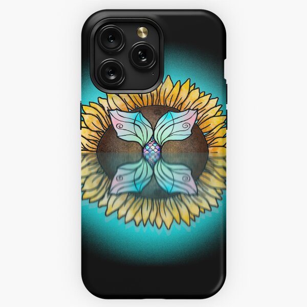 Stained Glass Sunflower iPhone Tough Case