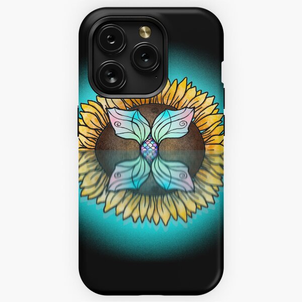 Stained Glass Sunflower iPhone Tough Case