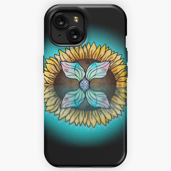 Stained Glass Sunflower iPhone Tough Case
