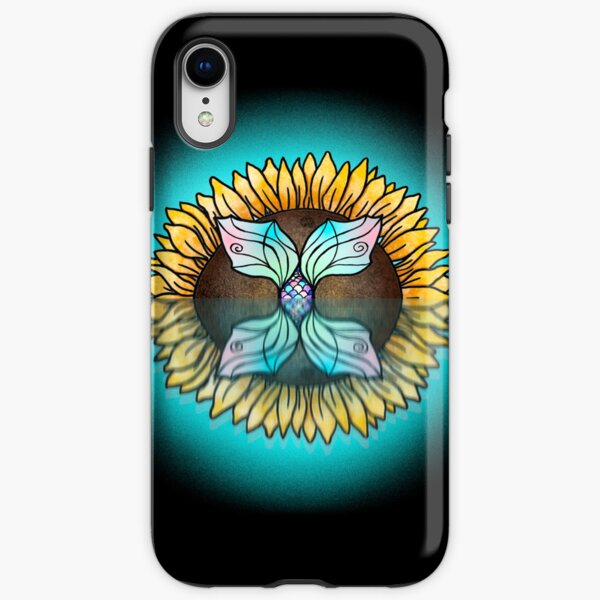 Stained Glass Sunflower iPhone Tough Case
