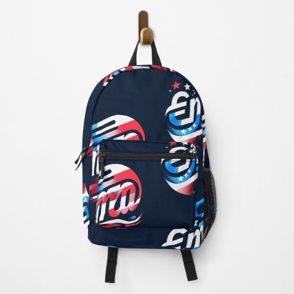 Item preview, Personalized Triathlete Name Emma & American Flag Bike Decal designed and sold by Triathlongram.