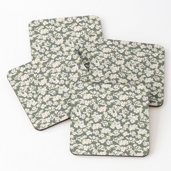 Item preview, Ditsy Vintage Green Alyssum designed and sold by MissyWildflower.