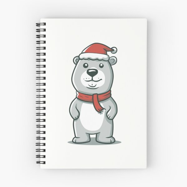 Item preview, Cute Cartoon Christmas Polar Bear designed and sold by CraftedRealm.