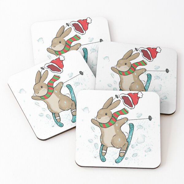 Item preview, Christmas Ski Bunny designed and sold by Willow Grove Designs.