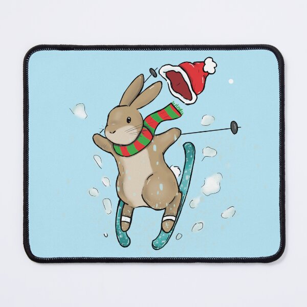Item preview, Christmas Ski Bunny designed and sold by Willow Grove Designs.