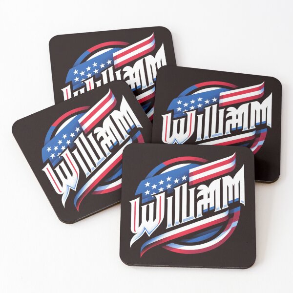 Item preview, Personalized Triathlete Name William & American Flag Bike Decal designed and sold by Triathlongram.