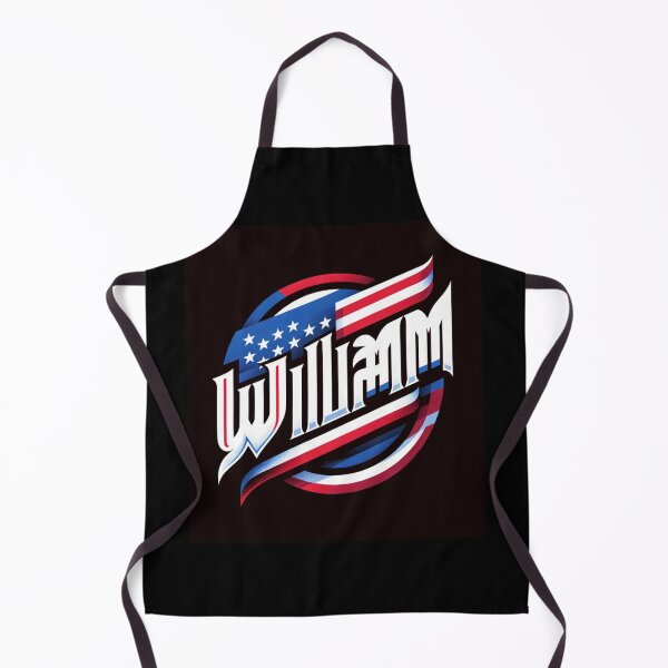 Item preview, Personalized Triathlete Name William & American Flag Bike Decal designed and sold by Triathlongram.