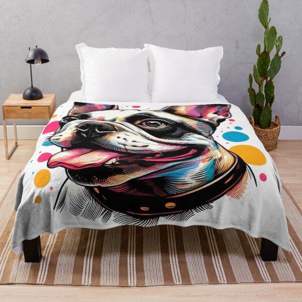 Item preview, Painted Pop Art French Bulldog - Frenchie Graphic Art designed and sold by Star-Fragment.
