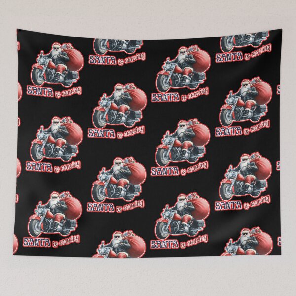 Item preview, Motorcycle Santa   designed and sold by WoodburyLake.