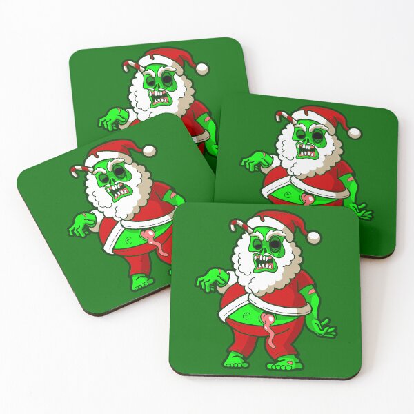 Item preview, ugly christmas santa zombie gothmas designed and sold by Gossip Rag.