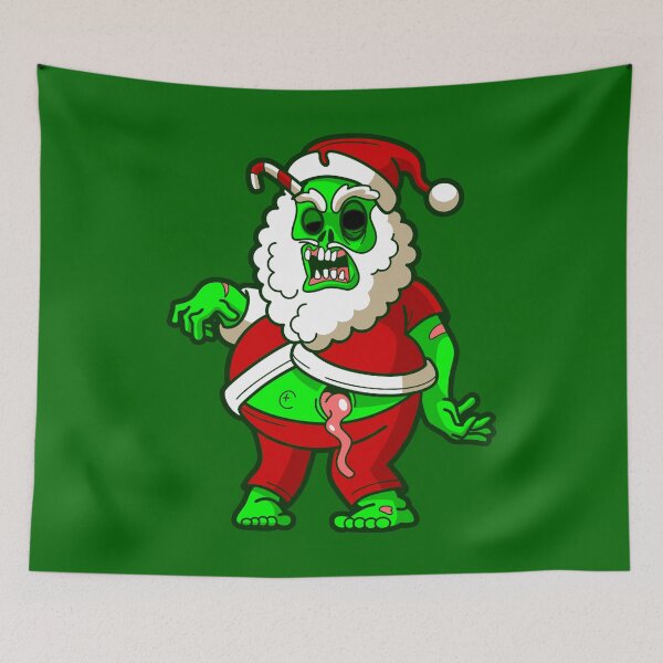 Item preview, ugly christmas santa zombie gothmas designed and sold by Gossip Rag.