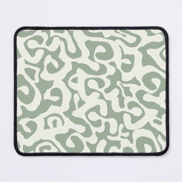 Item preview, Sage Green and Off White Abstract Modern Scala Media Pattern designed and sold by kierkegaard.