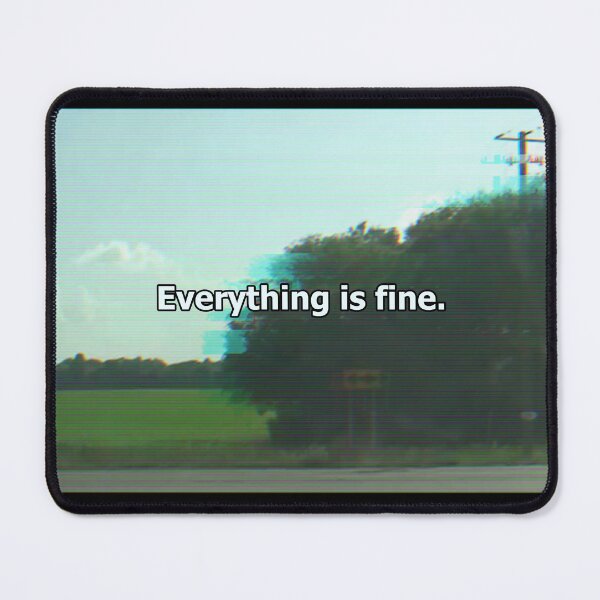 Item preview, Crossroads Everything is fine (center) Glitch Marble Hornets designed and sold by havensea.