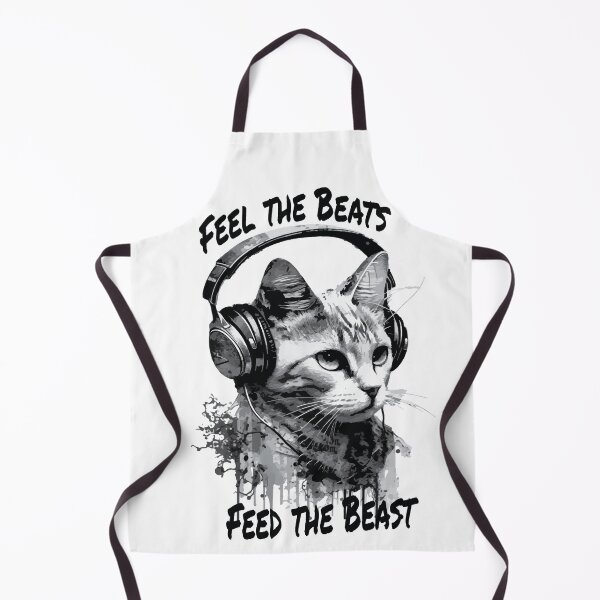 Item preview, Feel the Beats Feed Beast Cat - Street Art designed and sold by GVRDesign.