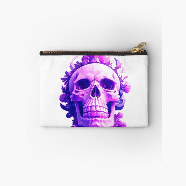 Item preview, Skull with lilac flowers. gothic dark art designed and sold by Harmonysens.