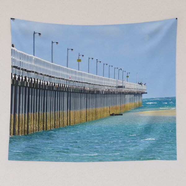 Item preview, Urangan pier low tide designed and sold by Mark Grimsley.