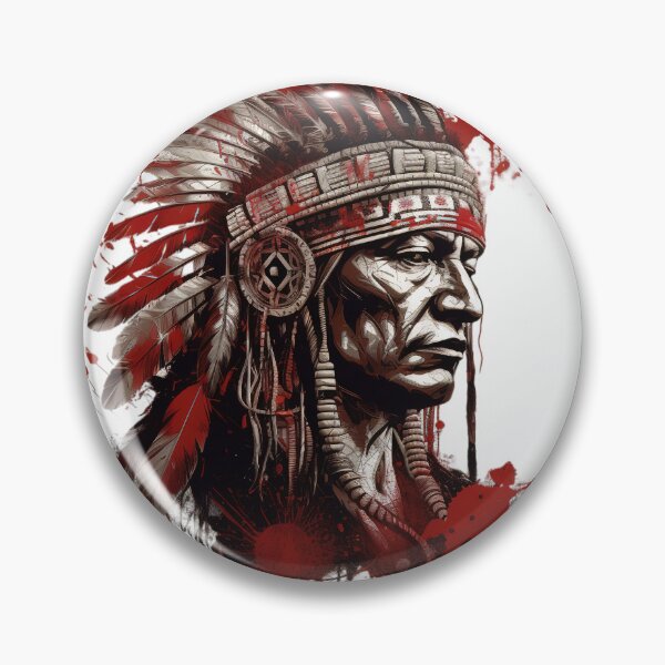 Item preview, Native American Portrait designed and sold by Lamarcy.