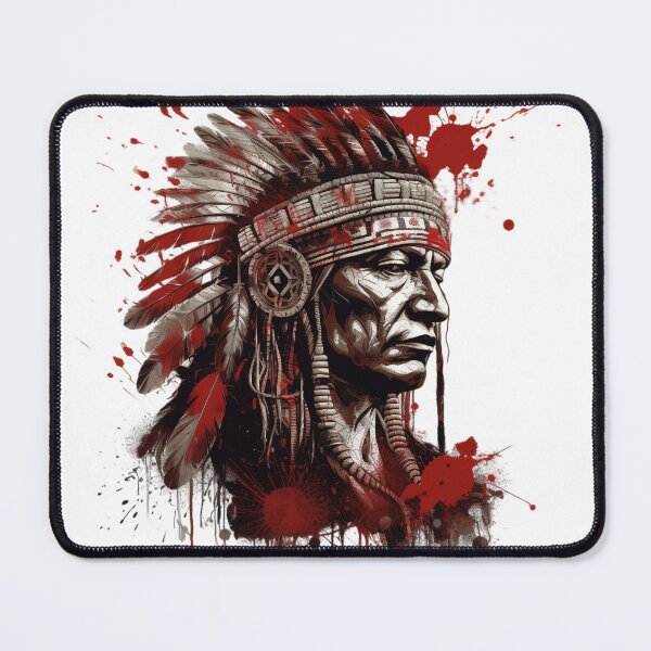 Item preview, Native American Portrait designed and sold by Lamarcy.