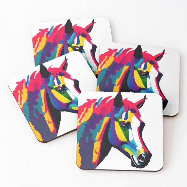 Item preview, Stunning Horse Folk Art Painting designed and sold by Mahilis.