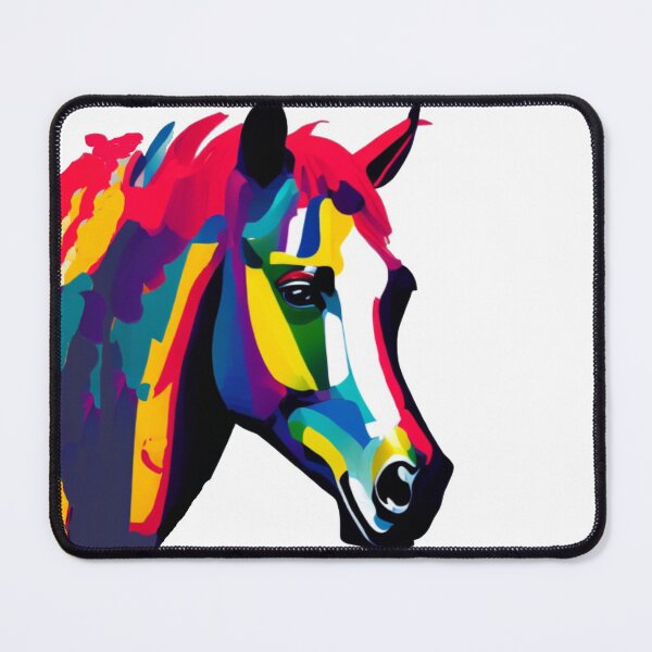Item preview, Stunning Horse Folk Art Painting designed and sold by Mahilis.