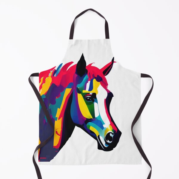 Item preview, Stunning Horse Folk Art Painting designed and sold by Mahilis.