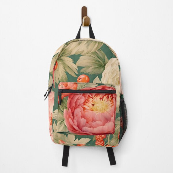 Item preview, Vintage Cottage Peony and Berry Print designed and sold by stargazerhill.