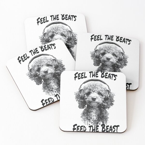 Item preview, Feel the Beats Feed Beast Cavapoo - Street Art designed and sold by GVRDesign.