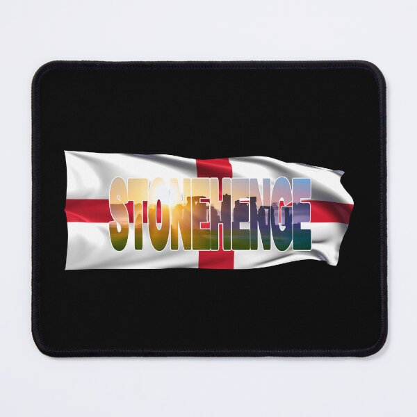 Item preview, STONEHENGE - England - Early Morning with Flag designed and sold by Adam Gormley.