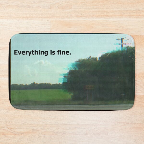 Item preview, Crossroads Everything is fine (side) Glitch Marble Hornets designed and sold by havensea.