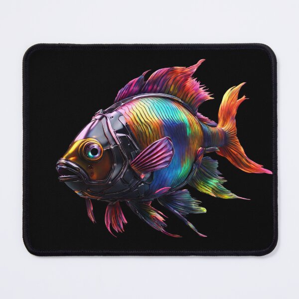 Item preview, Amazing Cyberpunk Fish in Wonderful Colors designed and sold by Aquillashop.