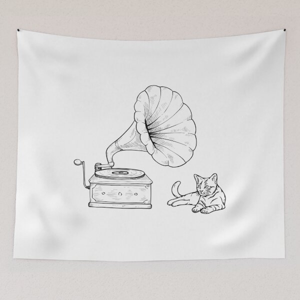 Item preview, His Master's Voice Cat designed and sold by Simontology.