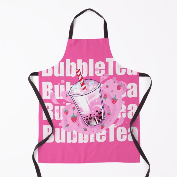 Item preview, Cozy Strawberry Milk Bubble Tea - White version designed and sold by Michelle de Sousa.
