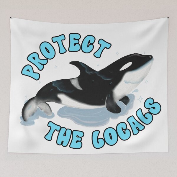 Item preview, Protect The Local Orcas designed and sold by TheAnimalZ00.