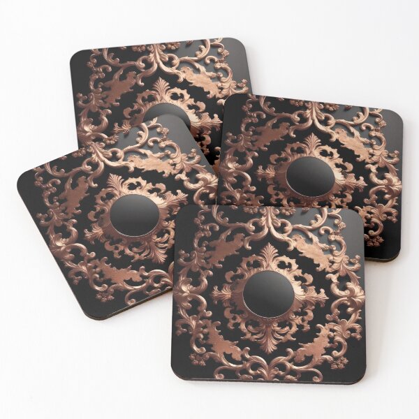 Item preview, Rose Gold & Matte Black Baroque designed and sold by DesignsByPrnces.