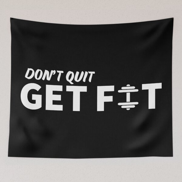 Item preview, Don't Quit - Get Fit designed and sold by bedenhart.