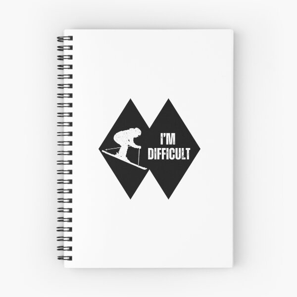 Item preview, Double Black Diamond Ski I'm Difficult designed and sold by MyThirdFavorite.