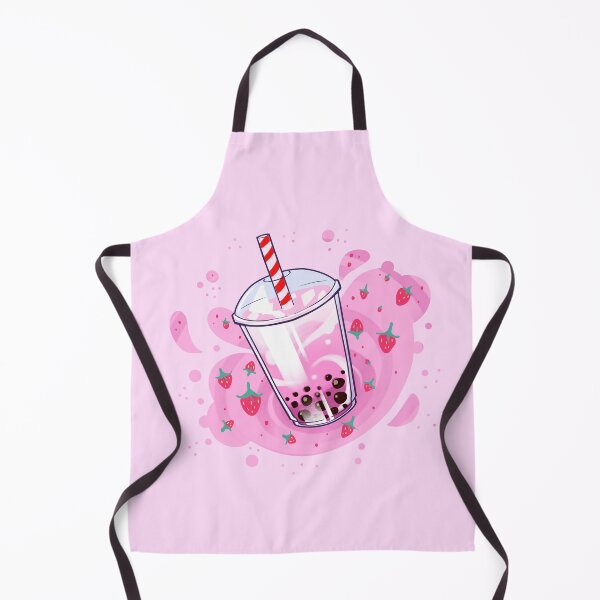 Item preview, Cozy Strawberry Milk Bubble Tea Splash designed and sold by Michelle de Sousa.