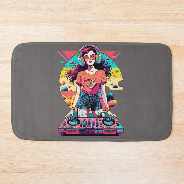 Item preview, Dj electronic woman designed and sold by NotesForMusic.